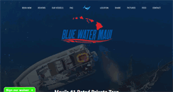 Desktop Screenshot of bluewatermaui.com